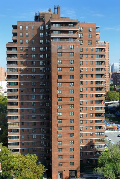 城市居民住宅在曼哈顿纽约城 — 图库照片