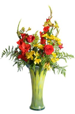 Bouquet in Vase clipart