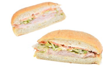 Deli Turkey Sandwich clipart
