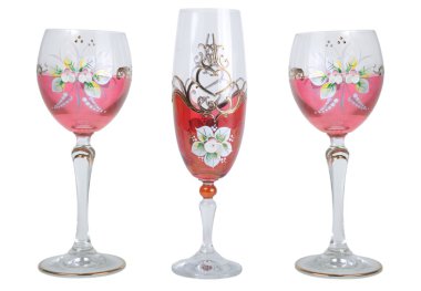 Elegant Wine Glasses clipart