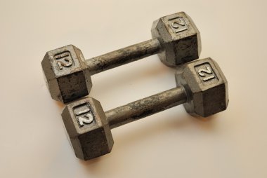 12 Pound Dumbells clipart