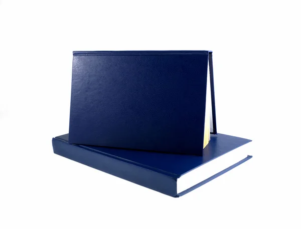 Two dark blue books — Stock Photo, Image