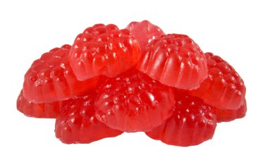 Fruit jellies on a white background clipart