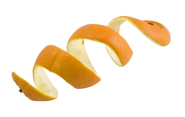 Casca de espiral de laranja — Fotografia de Stock