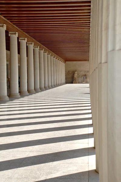 Antico corridoio ad Atene, Grecia — Foto Stock