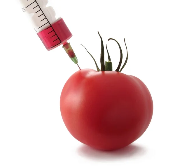 Tomato injection — Stock Photo, Image