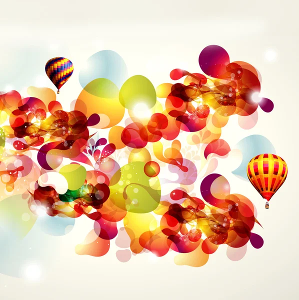 Ilustración abstracta con globos —  Fotos de Stock
