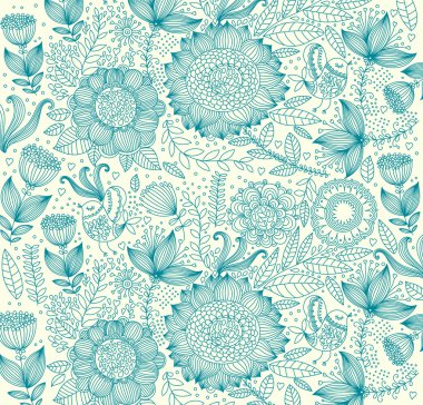 Beautiful floral background clipart