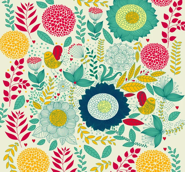Beautiful floral background — Stock Vector