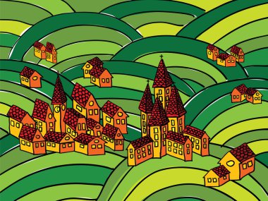 Houses background clipart