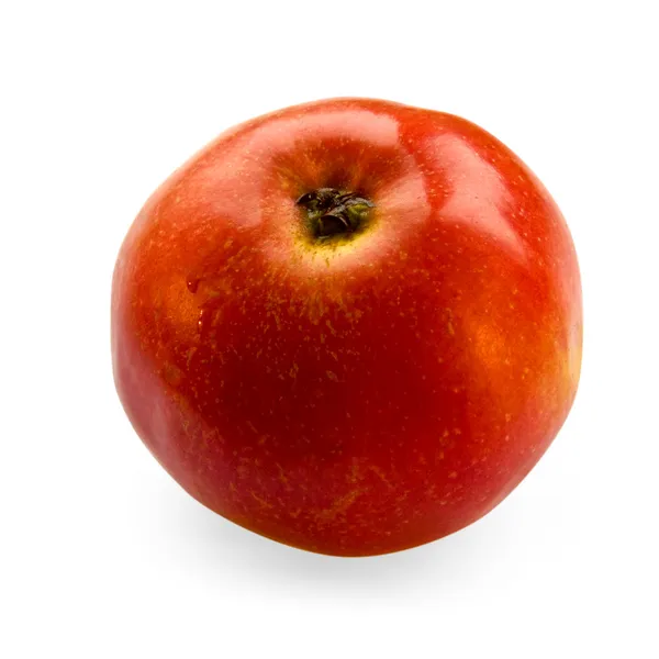 Šťavnaté červené jablko — Stock fotografie