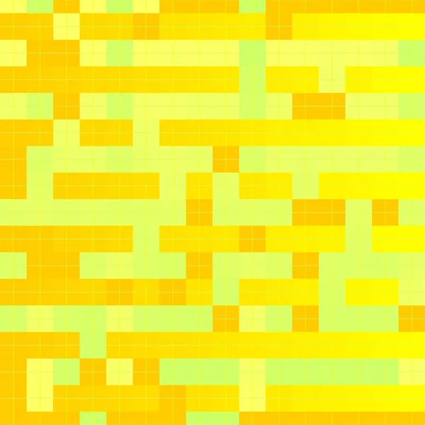 Sfondo Geometrico Astratto Delle Caselle Nella Gamma Gialla — Vettoriale Stock