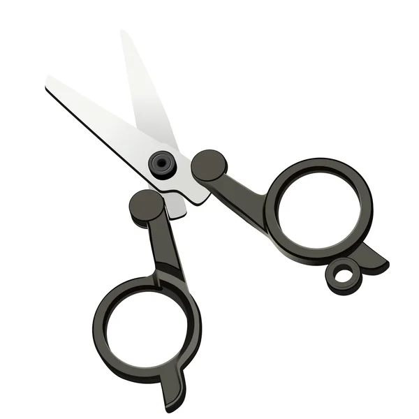 Vektorové nůžky na bílém pozadí — Stockový vektor