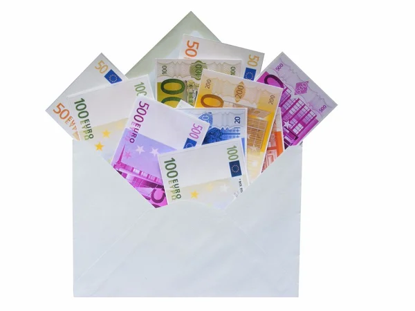 Ett kuvert med pengar — Stockfoto