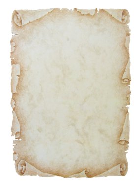 Vintage paper scroll background