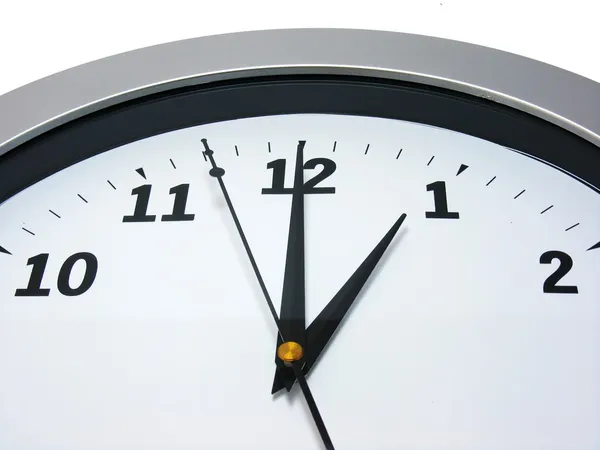 1 o'clock on wall clock — Stock Photo, Image