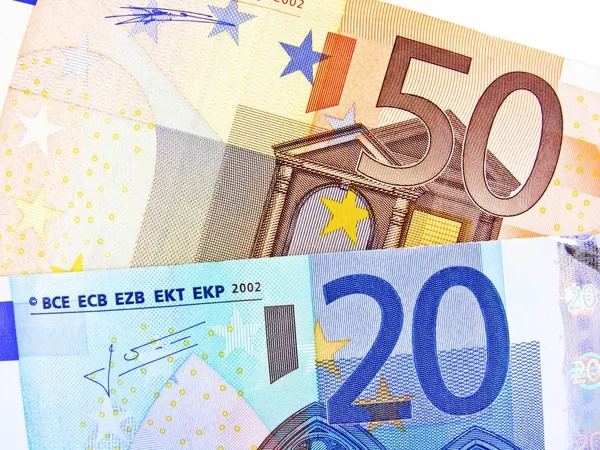 Euro-sedlar — Stockfoto