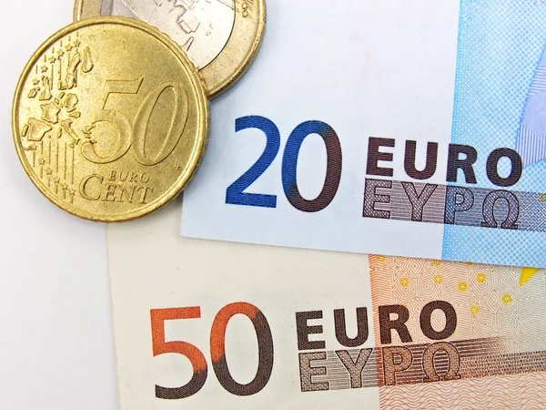 Euro currency banknotes — Stock Photo, Image