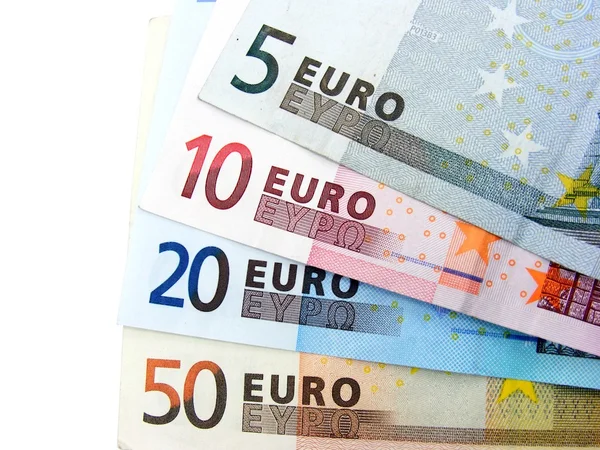 Euro currency banknotes — Stock Photo, Image