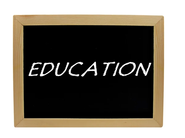 Onderwijs geschreven op blackboard — Stockfoto
