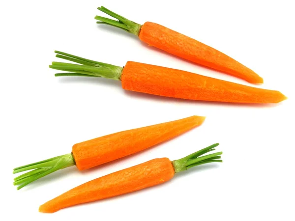 Fresh peeled carrots — Stock Photo, Image