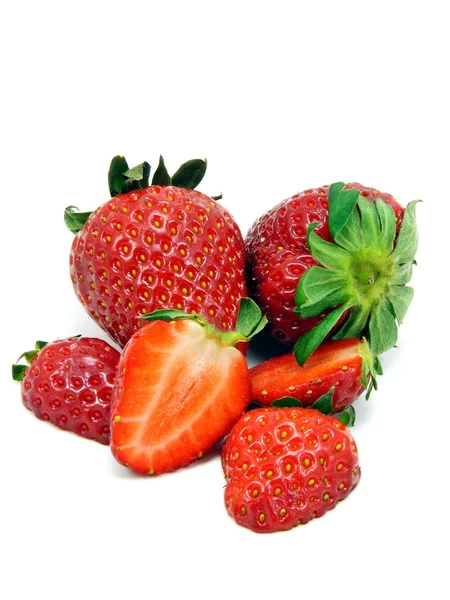 大量新鲜的草莓 — 图库照片