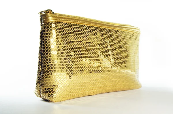 Τσάντα χειρός χρυσό — Φωτογραφία Αρχείου
