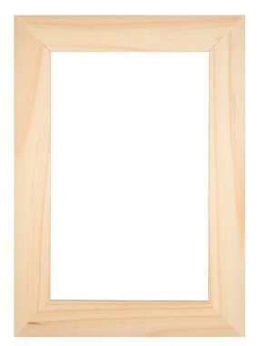 Wooden photo frame clipart