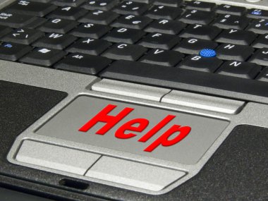 bir dizüstü bilgisayar klavye closeup