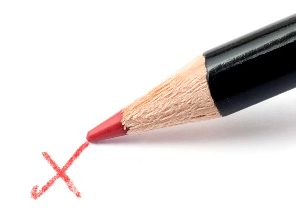 Pencil Checkmark — Stock Photo, Image