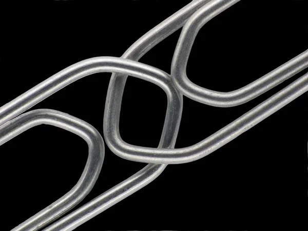 stock image Linked Paperclips