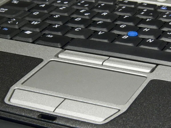 Closeup of a laptop keyboard Stock Photo