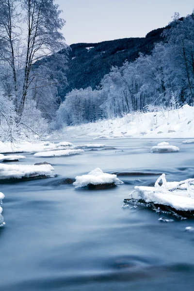 stock image Frozen river