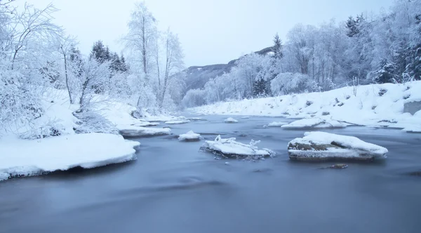 stock image Frozen river