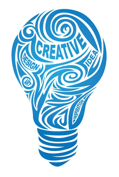 Kreativní lampa — Stockový vektor