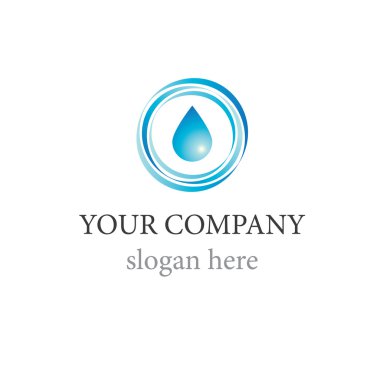 Drop-logo clipart