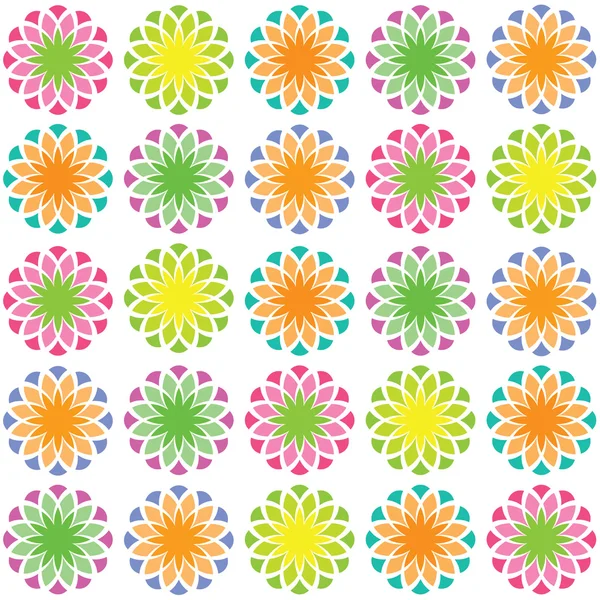 Abstract Floral Patroon — Stockvector