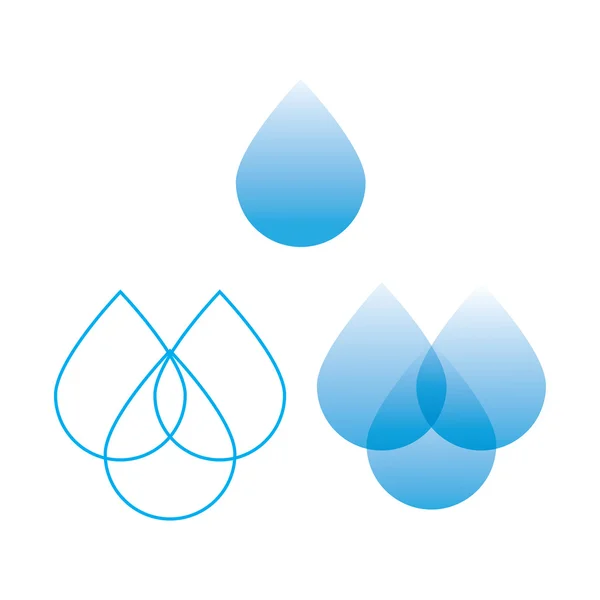 Water-drop — Stock Vector