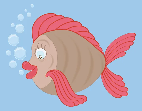 stock vector Cartoon fish