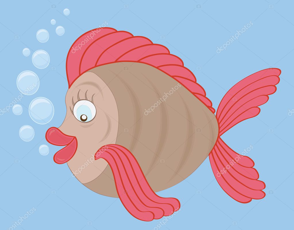 Cartoon fish Stock Vector Image by ©Jminka #4323754