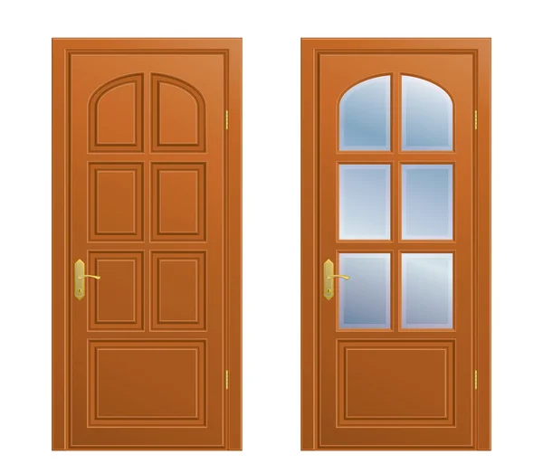 Stängd dörr — Stock vektor