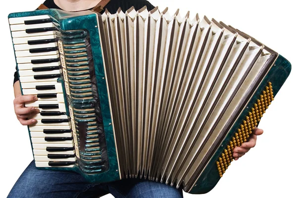 Hudební nástroj akordeon — Stock fotografie