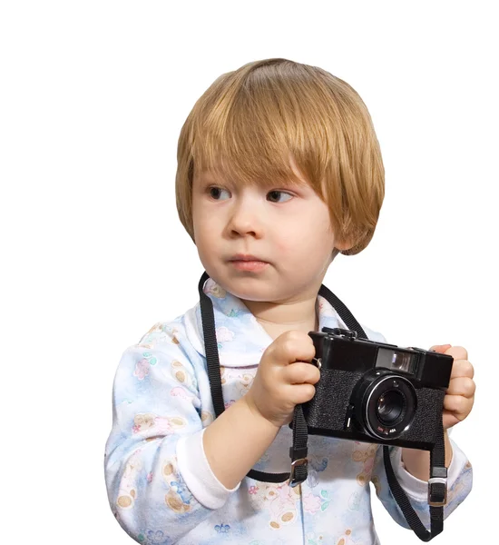そびれた赤ちゃんカメラ趣味 — ストック写真