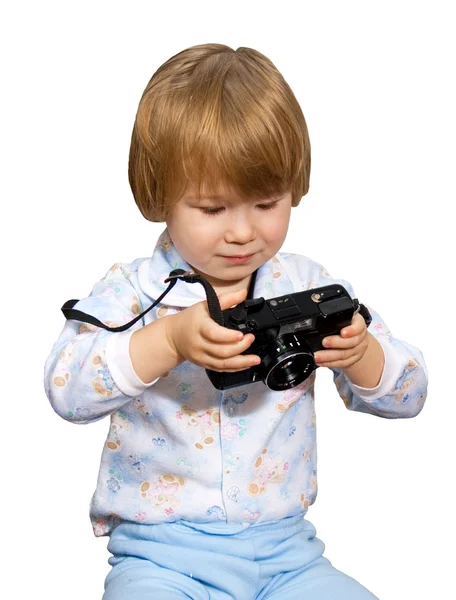 Ittle baby camera hobby — Stock Photo, Image