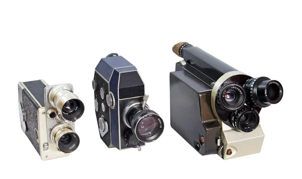 复古电影摄影机 8 毫米 16 毫米 — 图库照片