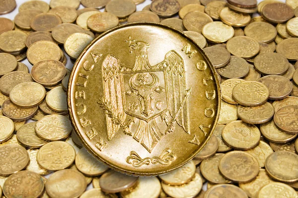 Gouden munten moderne — Stockfoto