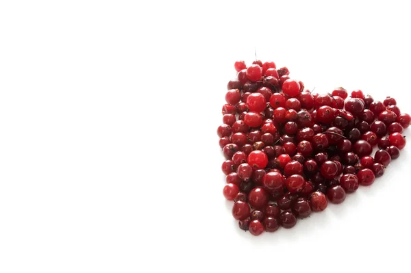 Coração Cranberry — Fotografia de Stock