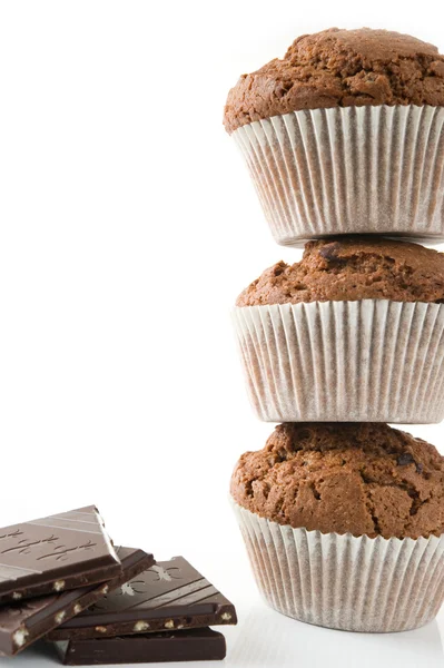 Choklad muffins — Stockfoto
