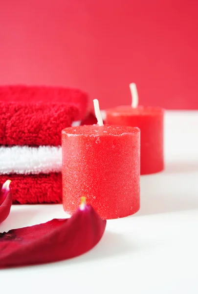 SPA in red. — Stock Photo, Image