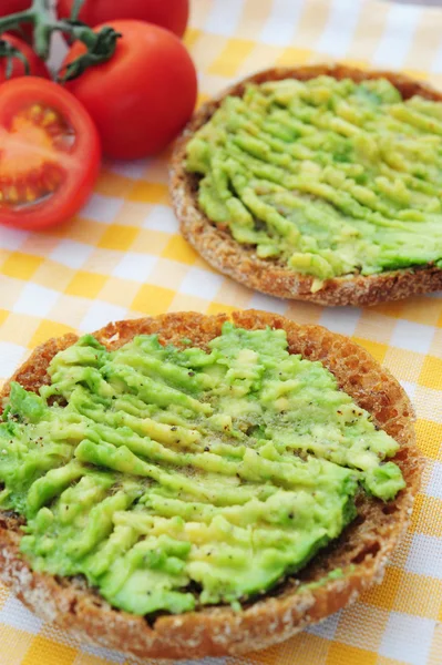 Sandwiches with avocado — Stock Photo, Image